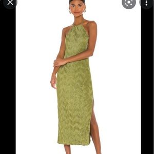 x REVOLVE Frederick Dress in Olive Green SMALL